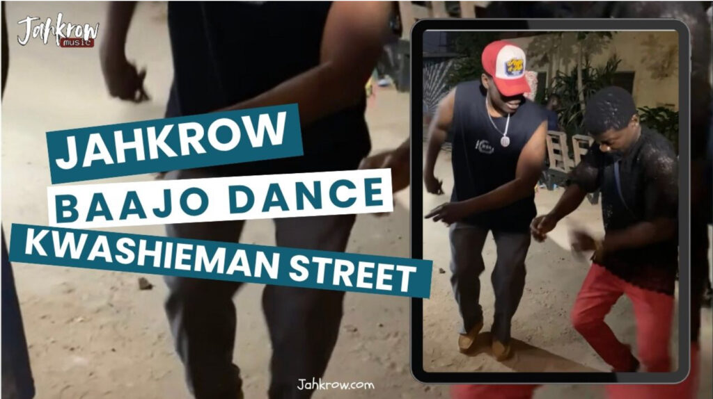 Jahkrow Baajo dance on the street of Kwashieman